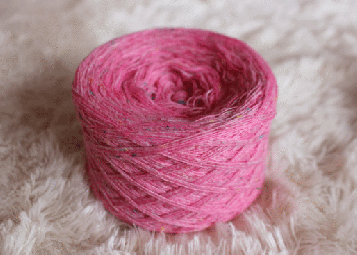 B301 핑크 네프사 램스울 땡땡이 6볼1팩